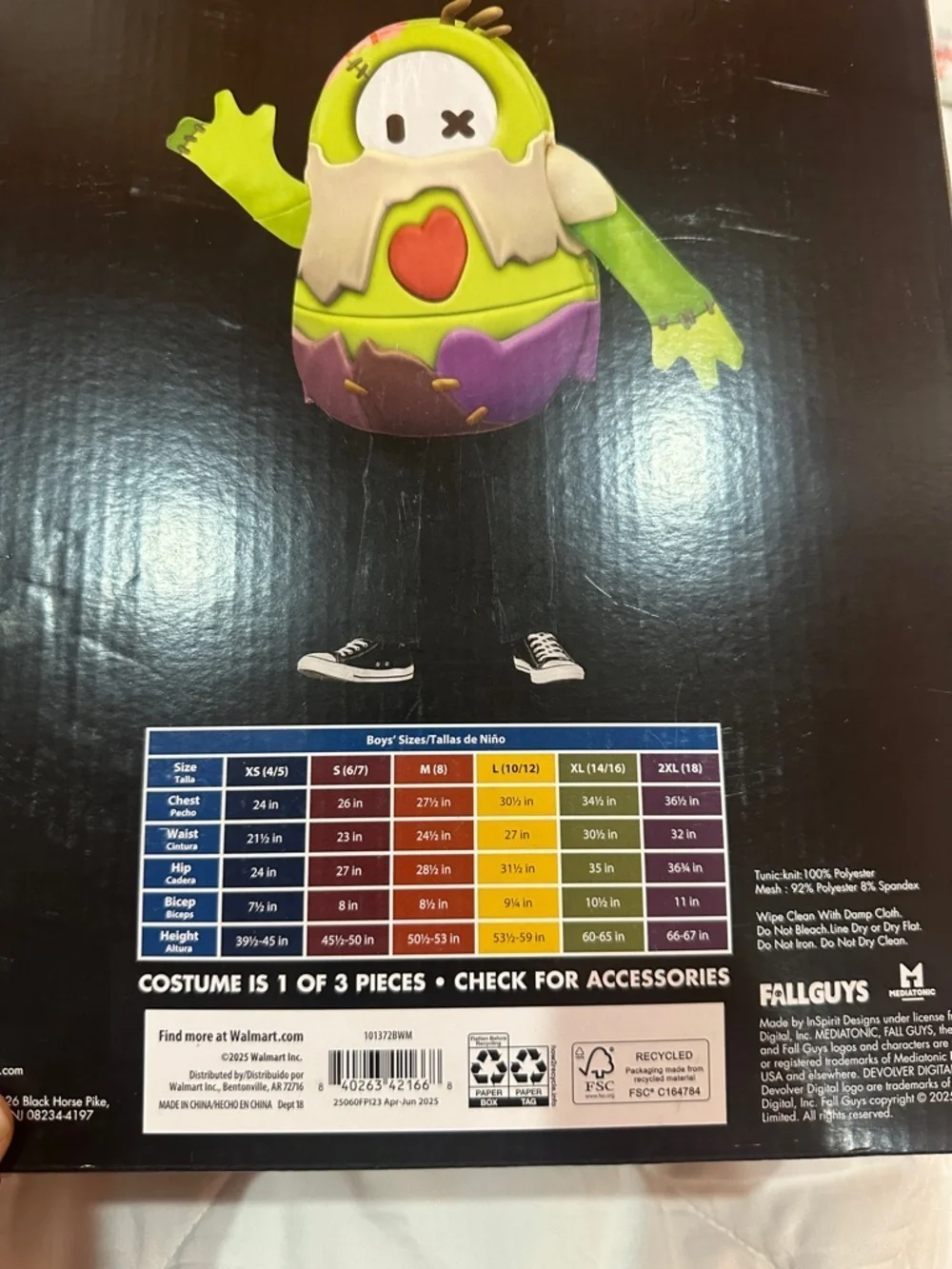 NEW ZombeAn Kids Costume - Green